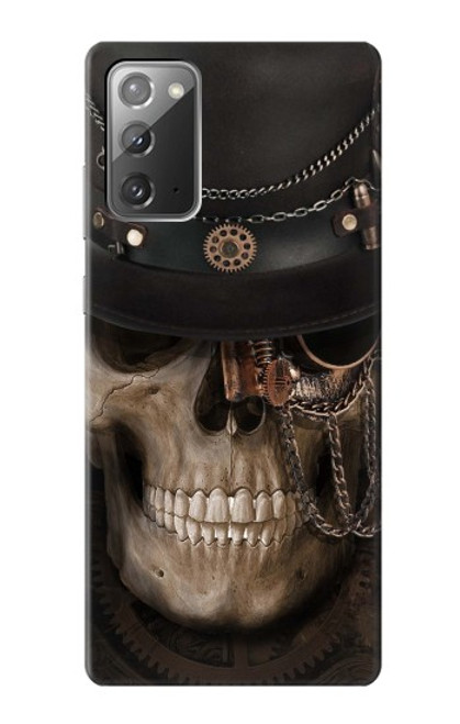 W3852 Steampunk Skull Hard Case and Leather Flip Case For Samsung Galaxy Note 20