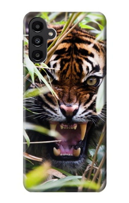 W3838 Barking Bengal Tiger Hard Case and Leather Flip Case For Samsung Galaxy A13 5G