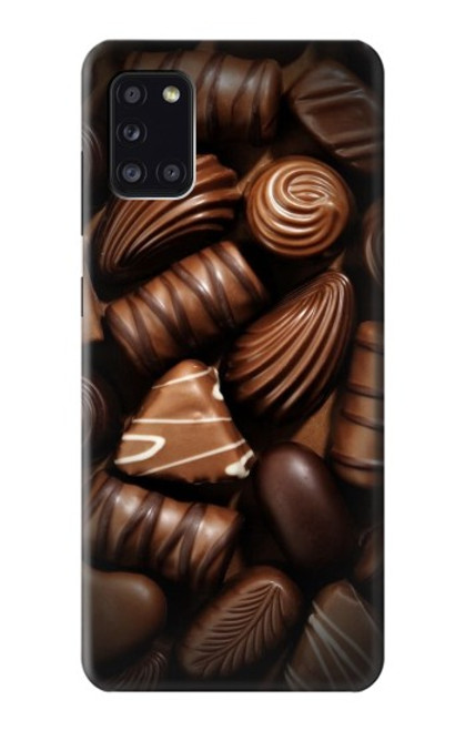 W3840 Dark Chocolate Milk Chocolate Lovers Hard Case and Leather Flip Case For Samsung Galaxy A31