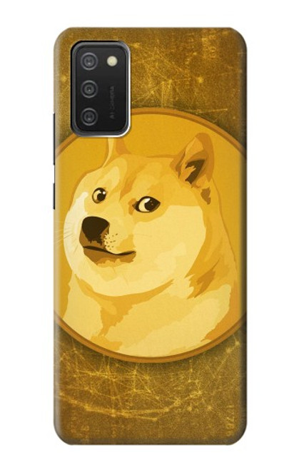 W3826 Dogecoin Shiba Hard Case and Leather Flip Case For Samsung Galaxy A03S