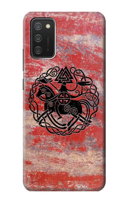 W3831 Viking Norse Ancient Symbol Hard Case and Leather Flip Case For Samsung Galaxy A03S