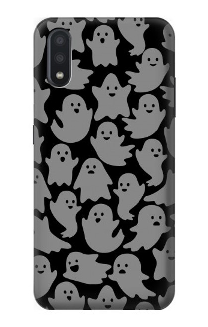 W3835 Cute Ghost Pattern Hard Case and Leather Flip Case For Samsung Galaxy A01