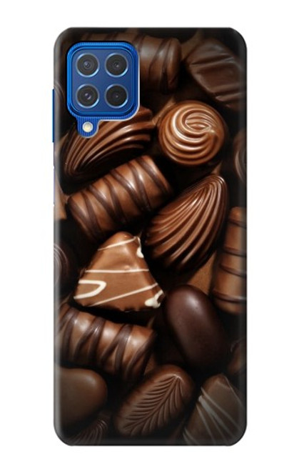 W3840 Dark Chocolate Milk Chocolate Lovers Hard Case and Leather Flip Case For Samsung Galaxy M62