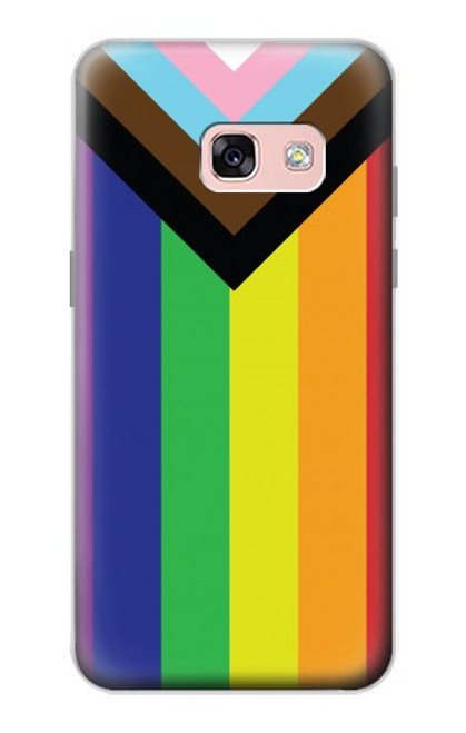 W3846 Pride Flag LGBT Hard Case and Leather Flip Case For Samsung Galaxy A3 (2017)