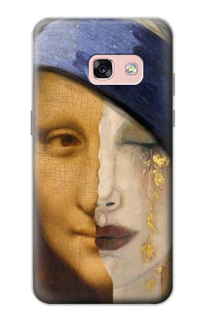 W3853 Mona Lisa Gustav Klimt Vermeer Hard Case and Leather Flip Case For Samsung Galaxy A3 (2017)