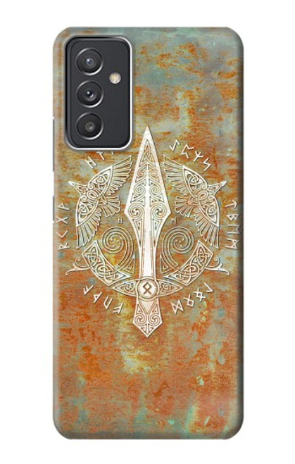 W3827 Gungnir Spear of Odin Norse Viking Symbol Hard Case and Leather Flip Case For Samsung Galaxy Quantum 2