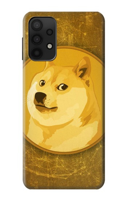 W3826 Dogecoin Shiba Hard Case and Leather Flip Case For Samsung Galaxy M32 5G