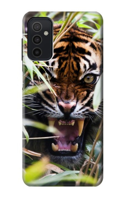 W3838 Barking Bengal Tiger Hard Case and Leather Flip Case For Samsung Galaxy M52 5G