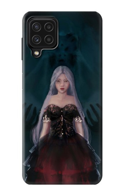W3847 Lilith Devil Bride Gothic Girl Skull Grim Reaper Hard Case and Leather Flip Case For Samsung Galaxy M22