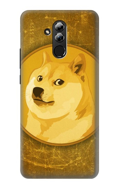 W3826 Dogecoin Shiba Hard Case and Leather Flip Case For Huawei Mate 20 lite