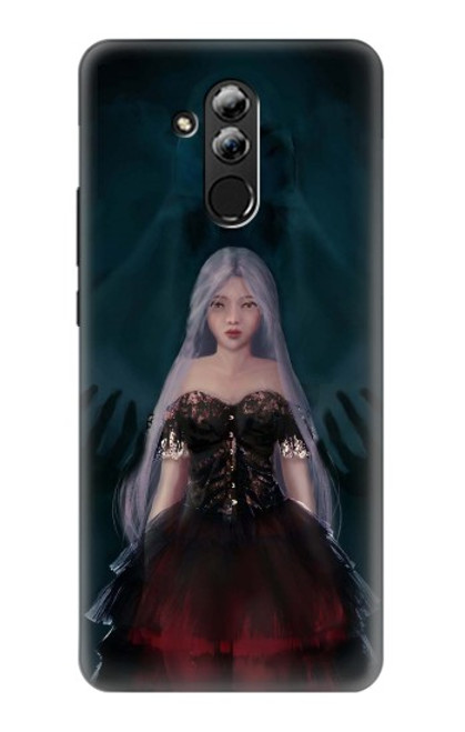W3847 Lilith Devil Bride Gothic Girl Skull Grim Reaper Hard Case and Leather Flip Case For Huawei Mate 20 lite