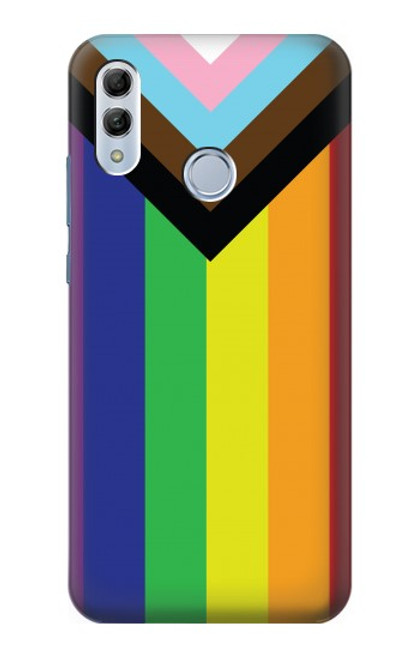 W3846 Pride Flag LGBT Hard Case and Leather Flip Case For Huawei Honor 10 Lite, Huawei P Smart 2019