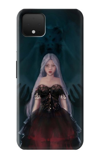 W3847 Lilith Devil Bride Gothic Girl Skull Grim Reaper Hard Case and Leather Flip Case For Google Pixel 4