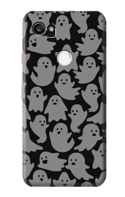 W3835 Cute Ghost Pattern Hard Case and Leather Flip Case For Google Pixel 2 XL