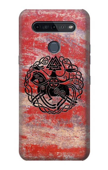 W3831 Viking Norse Ancient Symbol Hard Case and Leather Flip Case For LG K51S