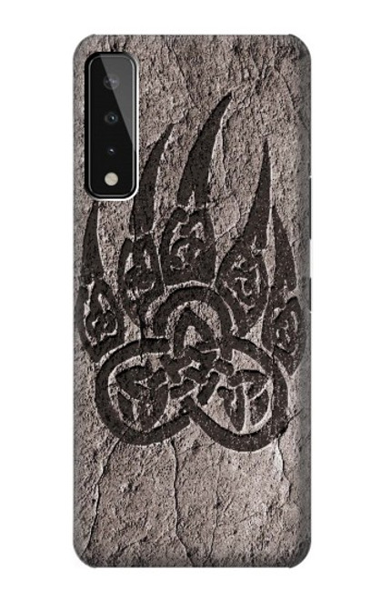 W3832 Viking Norse Bear Paw Berserkers Rock Hard Case and Leather Flip Case For LG Stylo 7 5G
