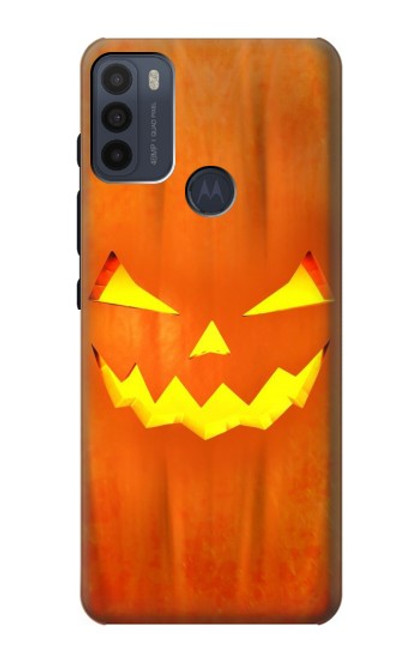 W3828 Pumpkin Halloween Hard Case and Leather Flip Case For Motorola Moto G50