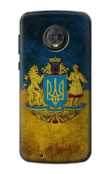 W3858 Ukraine Vintage Flag Hard Case and Leather Flip Case For Motorola Moto G6