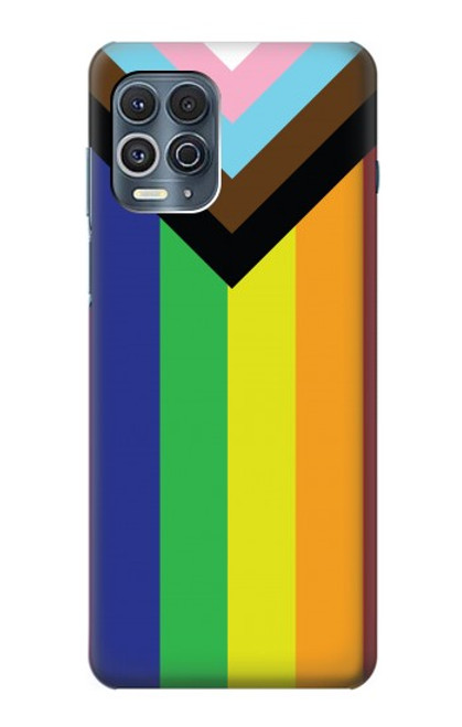 W3846 Pride Flag LGBT Hard Case and Leather Flip Case For Motorola Edge S