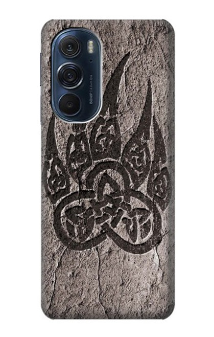 W3832 Viking Norse Bear Paw Berserkers Rock Hard Case and Leather Flip Case For Motorola Edge X30