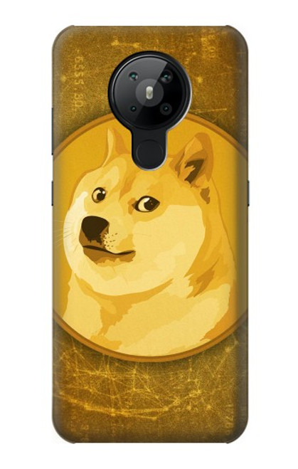 W3826 Dogecoin Shiba Hard Case and Leather Flip Case For Nokia 5.3