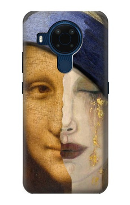 W3853 Mona Lisa Gustav Klimt Vermeer Hard Case and Leather Flip Case For Nokia 5.4