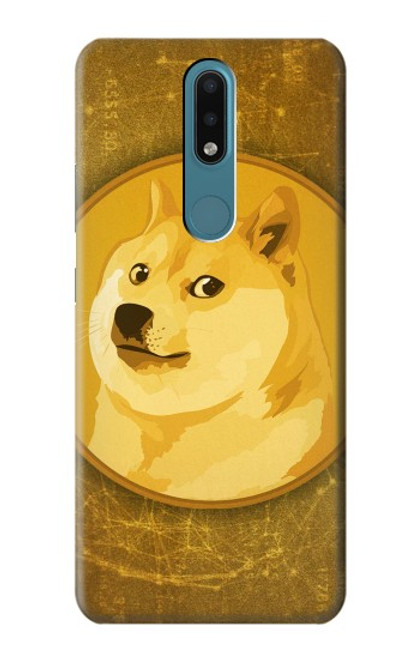 W3826 Dogecoin Shiba Hard Case and Leather Flip Case For Nokia 2.4