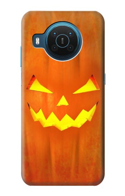 W3828 Pumpkin Halloween Hard Case and Leather Flip Case For Nokia X20