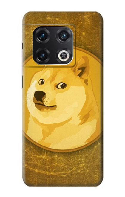W3826 Dogecoin Shiba Hard Case and Leather Flip Case For OnePlus 10 Pro