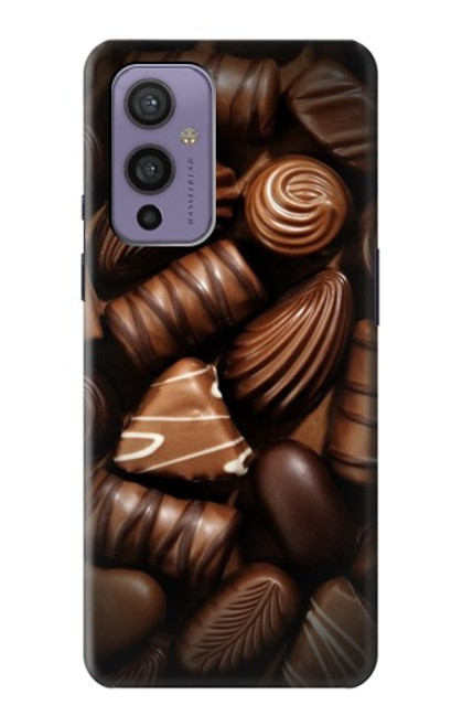 W3840 Dark Chocolate Milk Chocolate Lovers Hard Case and Leather Flip Case For OnePlus 9