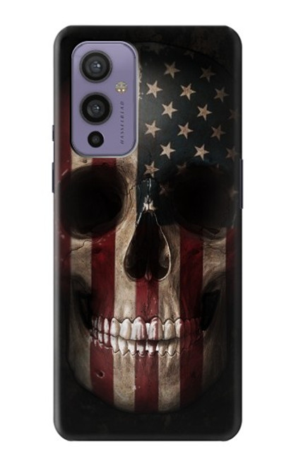 W3850 American Flag Skull Hard Case and Leather Flip Case For OnePlus 9