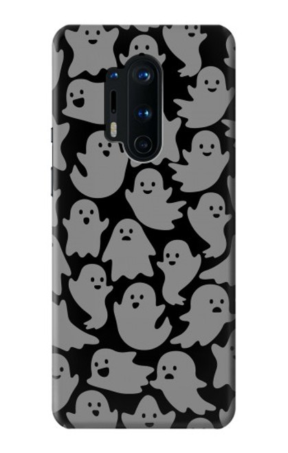 W3835 Cute Ghost Pattern Hard Case and Leather Flip Case For OnePlus 8 Pro