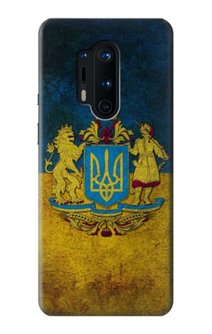 W3858 Ukraine Vintage Flag Hard Case and Leather Flip Case For OnePlus 8 Pro