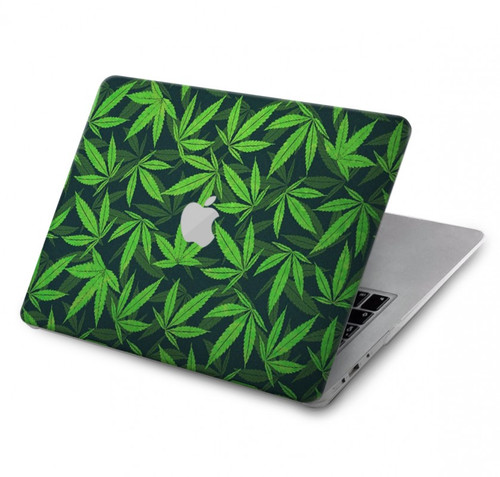 W2666 Marijuana Pattern Hard Case Cover For MacBook Pro 14 M1,M2,M3 (2021,2023) - A2442, A2779, A2992, A2918