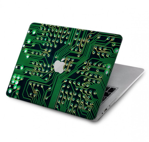 W3392 Electronics Board Circuit Graphic Hard Case Cover For MacBook Pro 14 M1,M2,M3 (2021,2023) - A2442, A2779, A2992, A2918