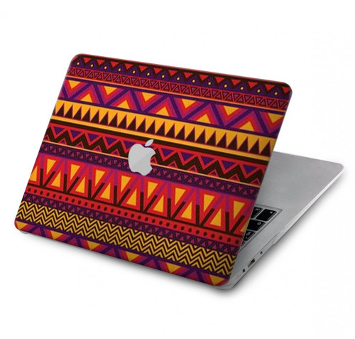 W3404 Aztecs Pattern Hard Case Cover For MacBook Pro 14 M1,M2,M3 (2021,2023) - A2442, A2779, A2992, A2918