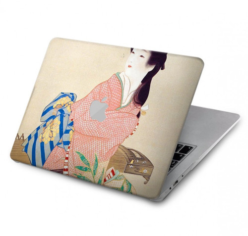 W0889 Japan Art Kimono Hard Case Cover For MacBook Pro 16 M1,M2 (2021,2023) - A2485, A2780