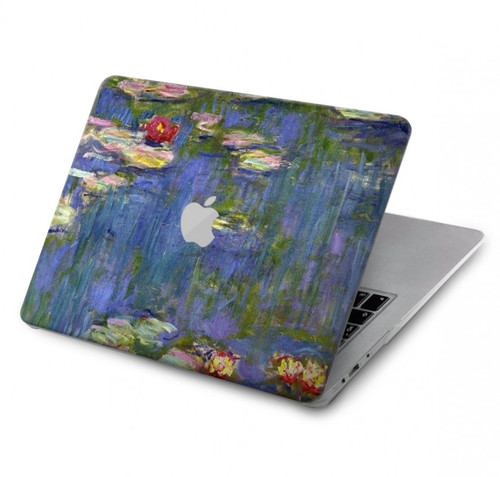 W0997 Claude Monet Water Lilies Hard Case Cover For MacBook Pro 16 M1,M2 (2021,2023) - A2485, A2780