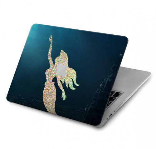 W3250 Mermaid Undersea Hard Case Cover For MacBook Pro 16 M1,M2 (2021,2023) - A2485, A2780
