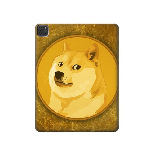 W3826 Dogecoin Shiba Tablet Hard Case For iPad Pro 11 (2021,2020,2018, 3rd, 2nd, 1st)