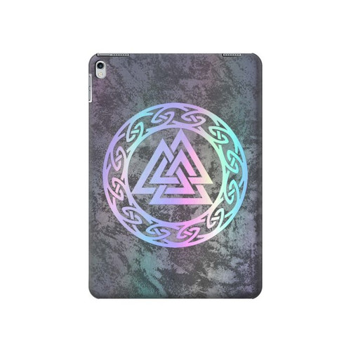 W3833 Valknut Odin Wotans Knot Hrungnir Heart Tablet Hard Case For iPad Air 2, iPad 9.7 (2017,2018), iPad 6, iPad 5