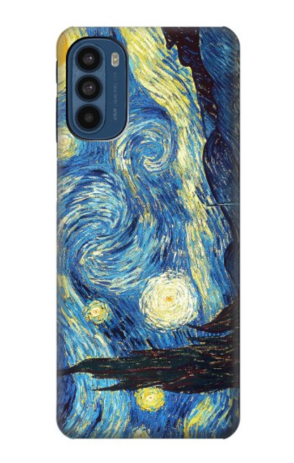 W0213 Van Gogh Starry Nights Hard Case and Leather Flip Case For Motorola Moto G41