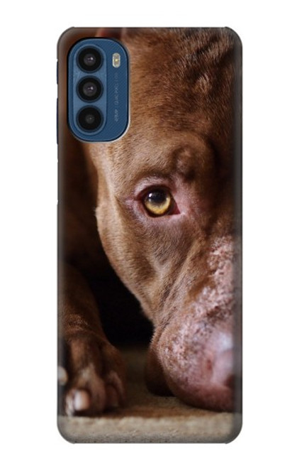 W0519 PitBull Face Hard Case and Leather Flip Case For Motorola Moto G41