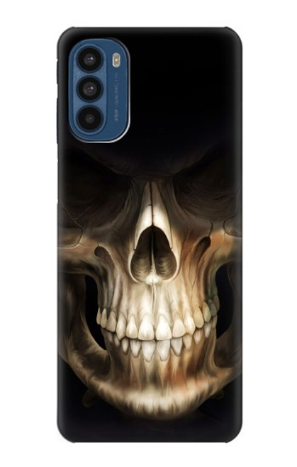 W1107 Skull Face Grim Reaper Hard Case and Leather Flip Case For Motorola Moto G41