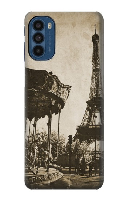 W2174 Eiffel Tower Vintage Paris Hard Case and Leather Flip Case For Motorola Moto G41