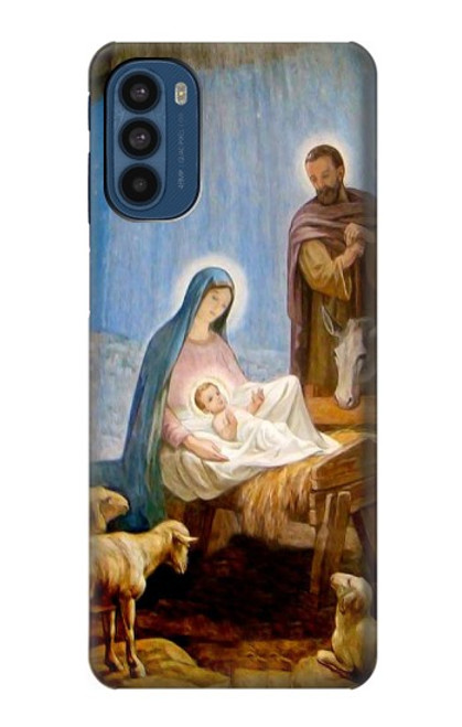 W2276 The Nativity Hard Case and Leather Flip Case For Motorola Moto G41