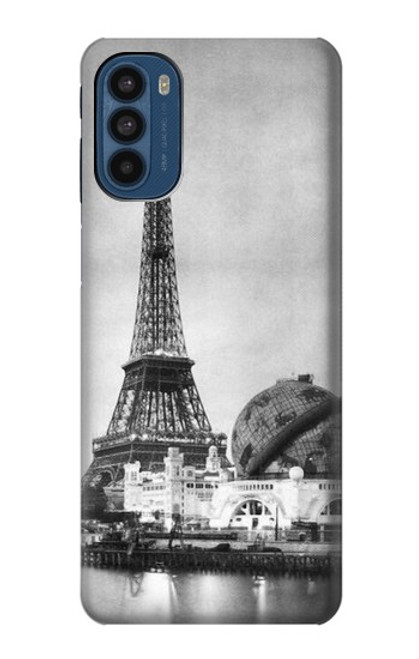 W2350 Old Paris Eiffel Tower Hard Case and Leather Flip Case For Motorola Moto G41