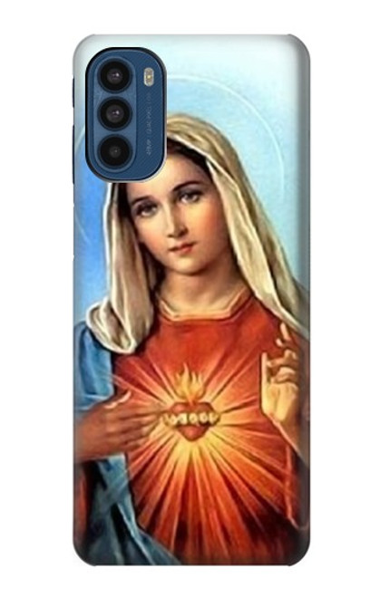 W2420 The Virgin Mary Santa Maria Hard Case and Leather Flip Case For Motorola Moto G41