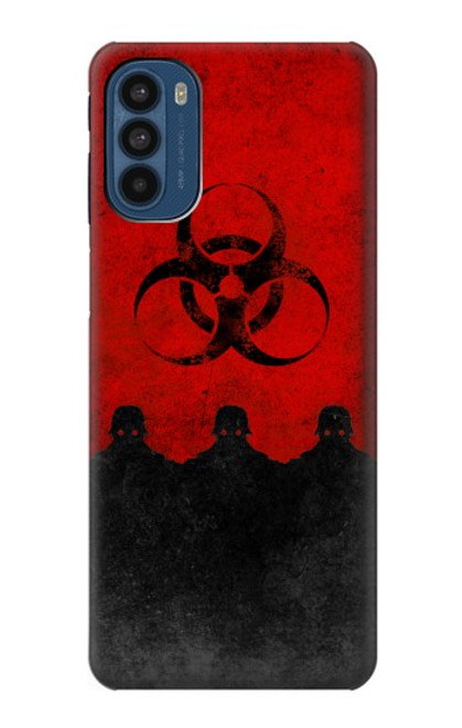 W2917 Biohazards Virus Red Alert Hard Case and Leather Flip Case For Motorola Moto G41