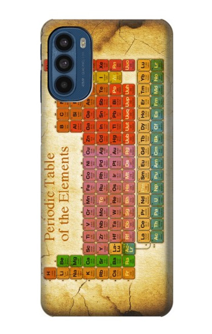 W2934 Vintage Periodic Table of Elements Hard Case and Leather Flip Case For Motorola Moto G41